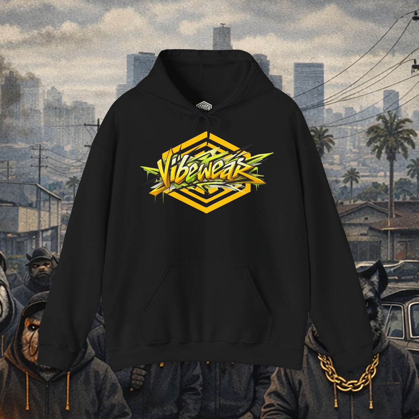 VIBEWEAR -  "HOOD VIBES ONLY" Unisex Heavy Blend™ Hooded Sweatshirt