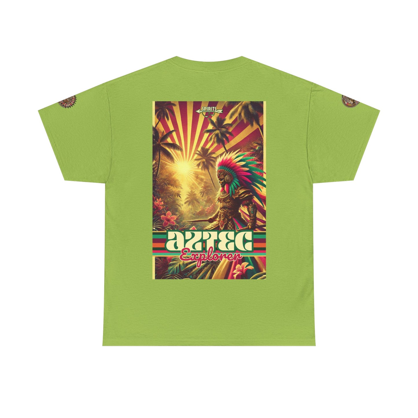 SPIRITS "Aztec Explorer" Unisex Heavy Cotton Tee