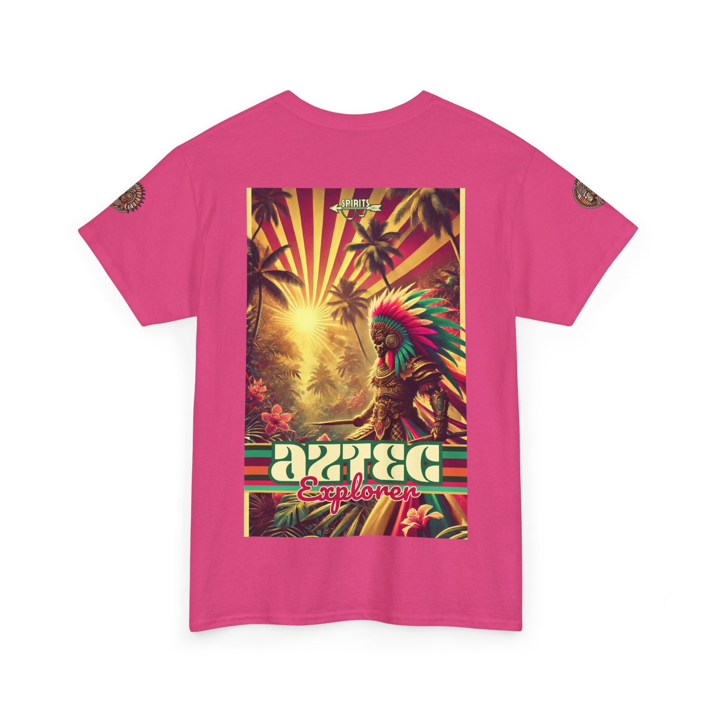 SPIRITS "Aztec Explorer" Unisex Heavy Cotton Tee