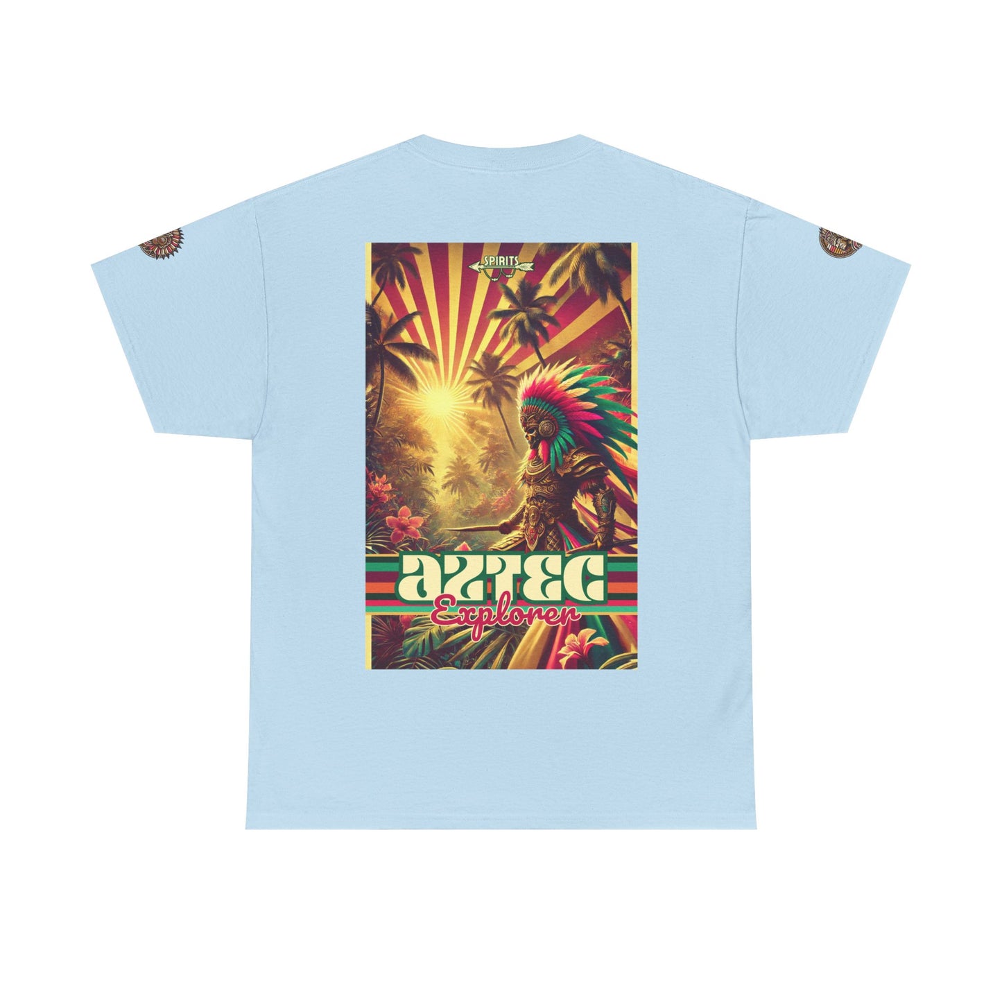 SPIRITS "Aztec Explorer" Unisex Heavy Cotton Tee