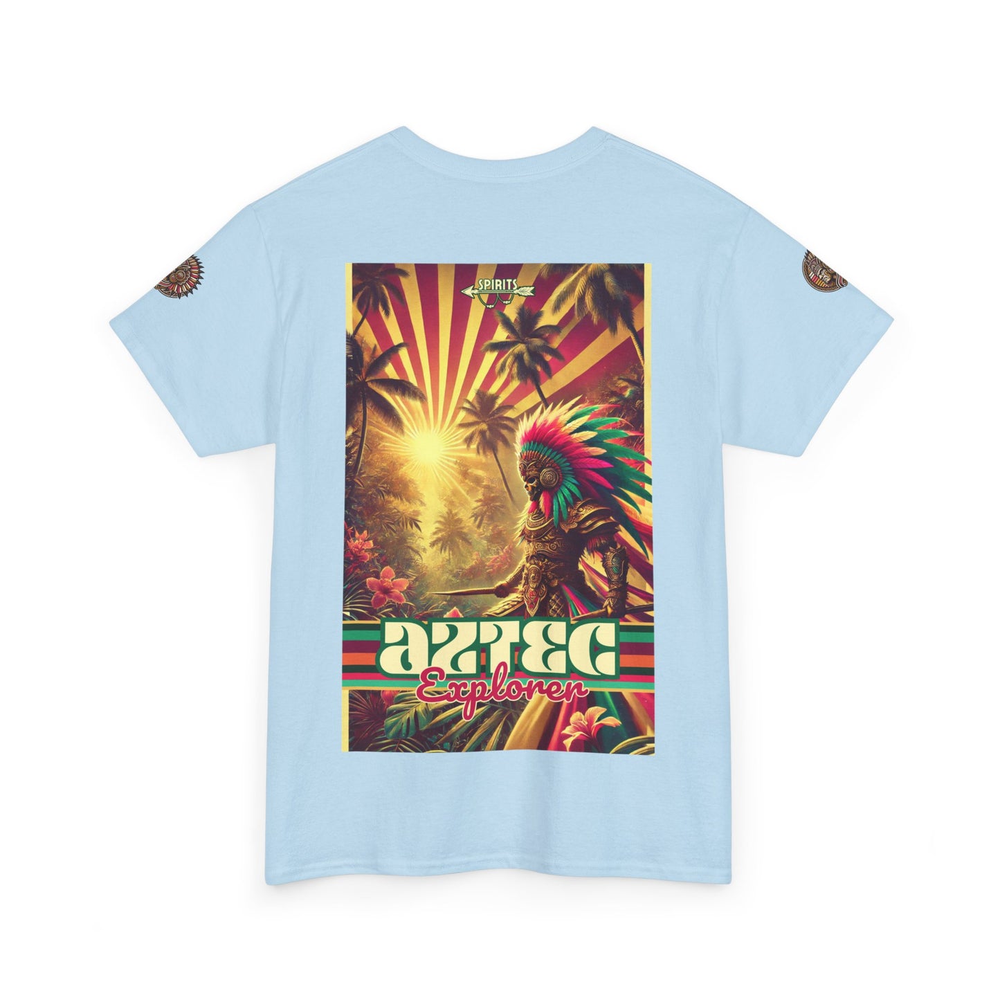 SPIRITS "Aztec Explorer" Unisex Heavy Cotton Tee