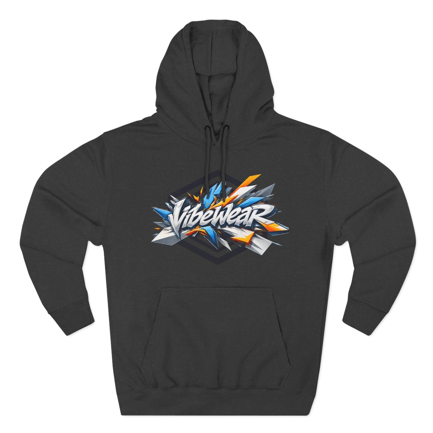 VIBE WEAR -  "GANG" Three-Panel Fleece Hoodie