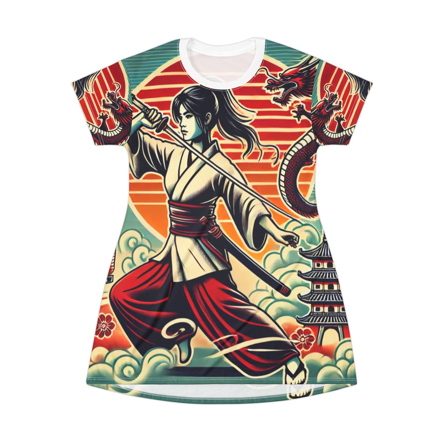 SPIRITS "Mastery" T-Shirt Dress (AOP)