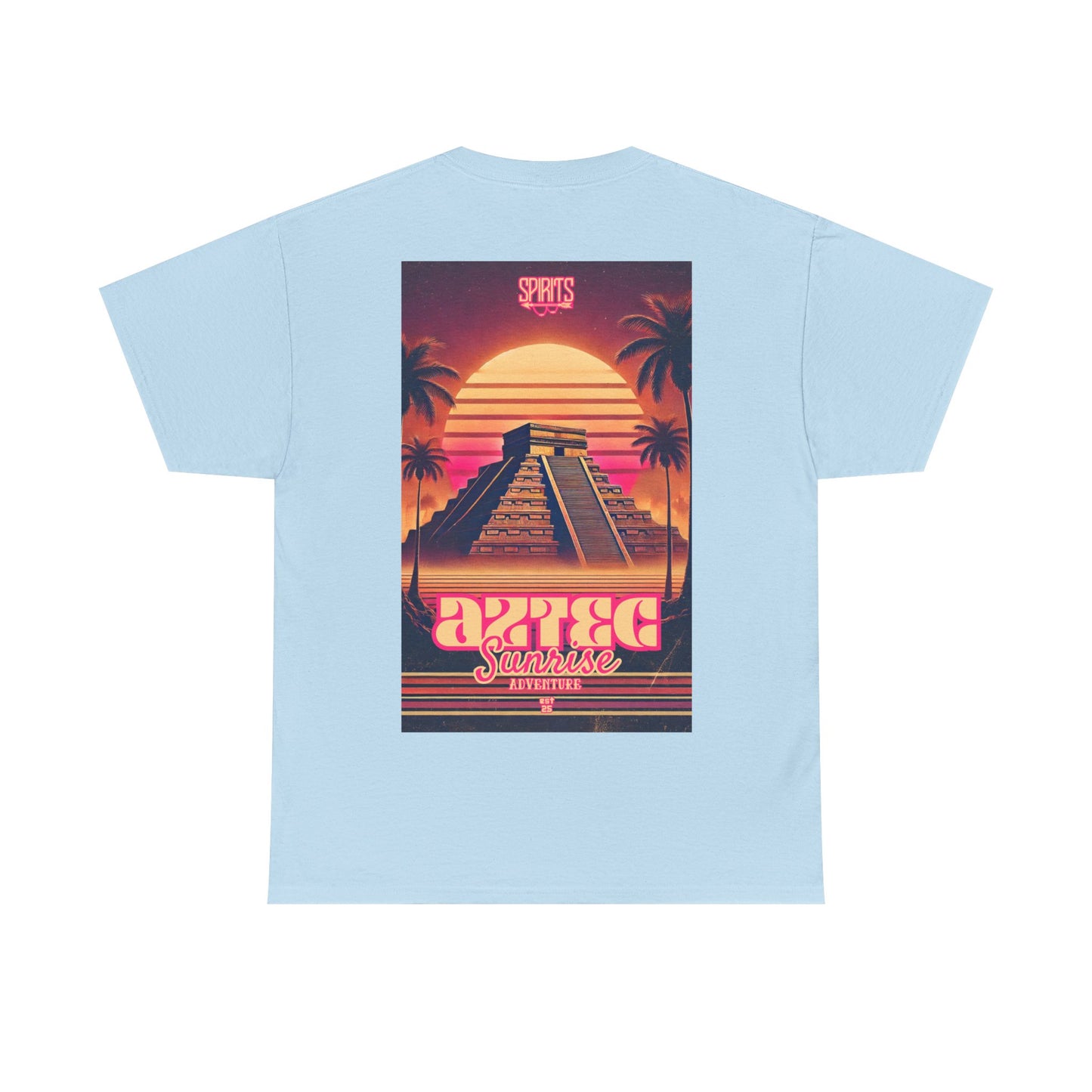 SPIRITS "Aztec Adventure" Unisex Heavy Cotton Tee