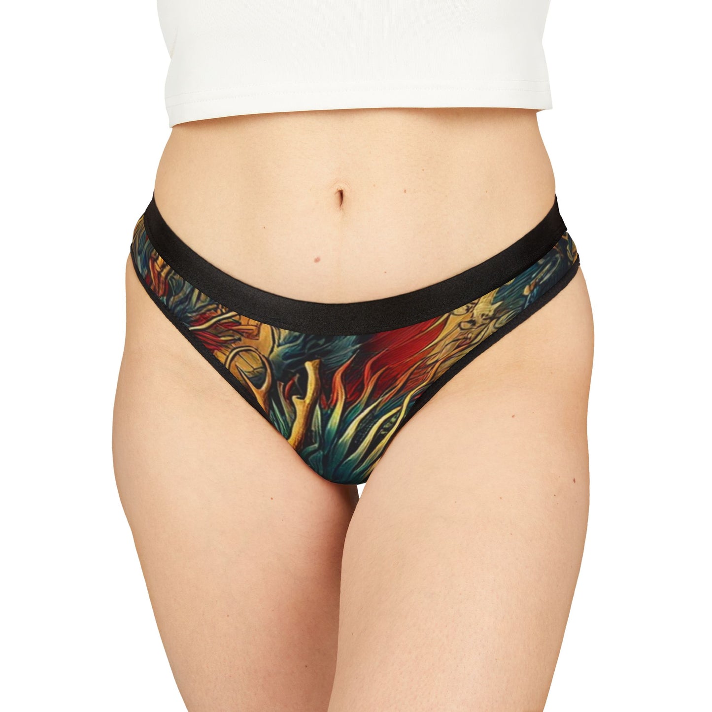 SPIRITS "Guru" Women's Thongs (AOP)