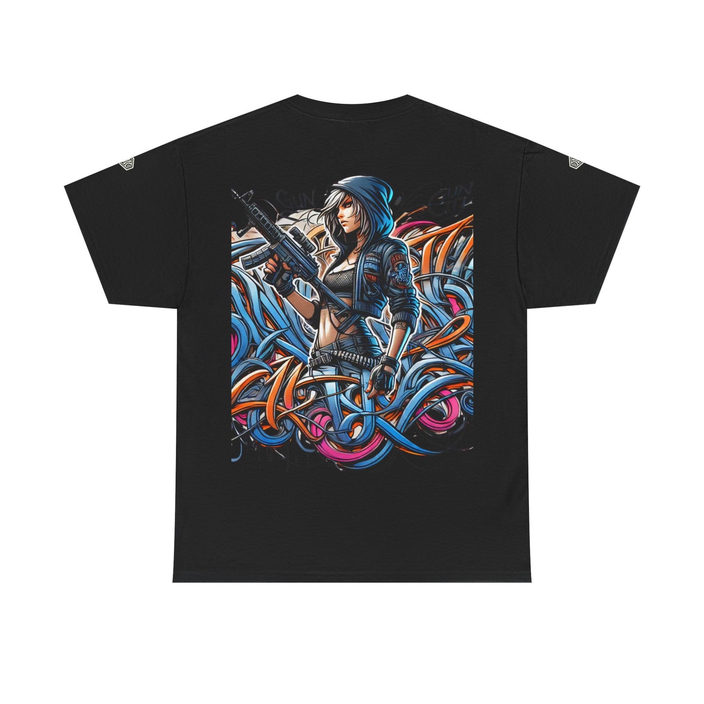 VIBEWEAR "Gun City" Unisex Heavy Cotton Tee