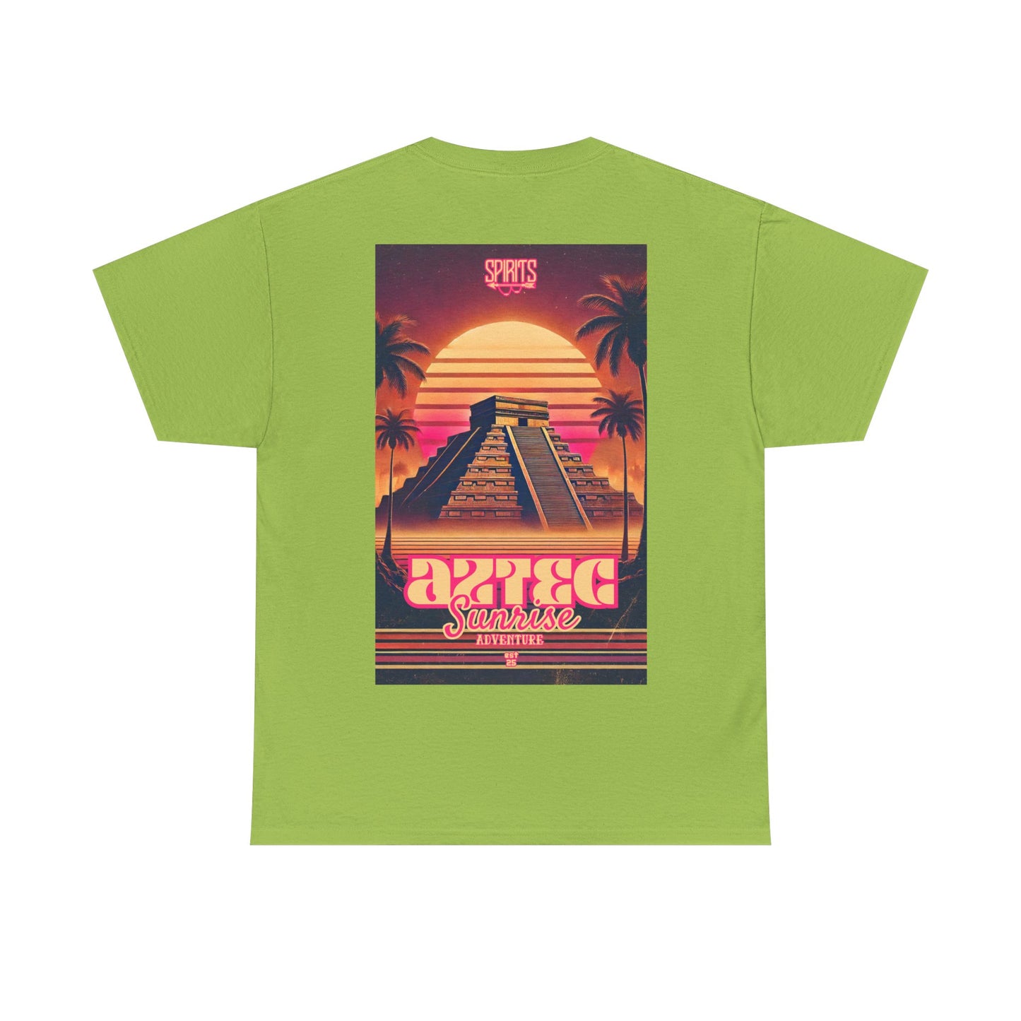 SPIRITS "Aztec Adventure" Unisex Heavy Cotton Tee