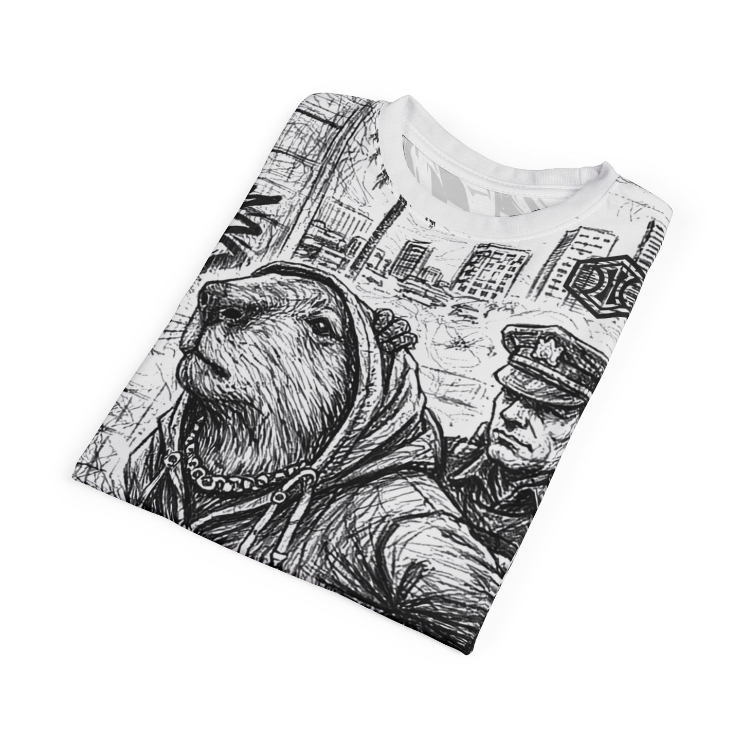 VIBEWEAR - "Crime Vibe" Unisex Cut & Sew Tee (AOP)