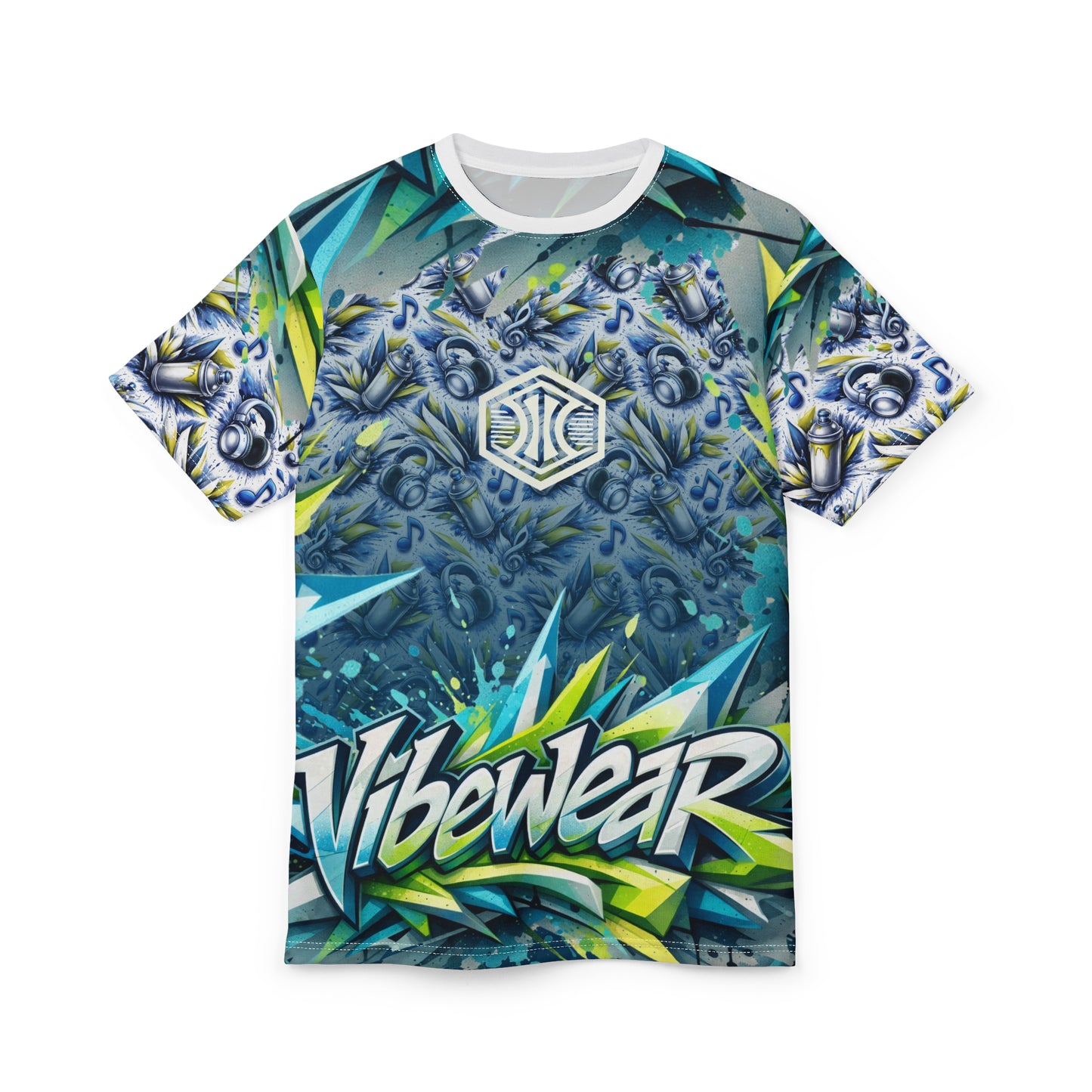 VIBEWEAR - "The good Times" Unisex Cut & Sew Tee (AOP)