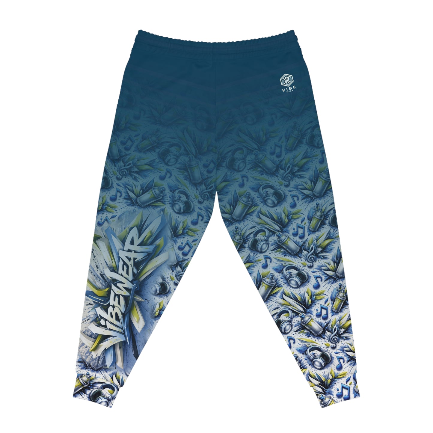 VIBEWEAR - "Easy Vibe" Athletic Joggers (AOP)