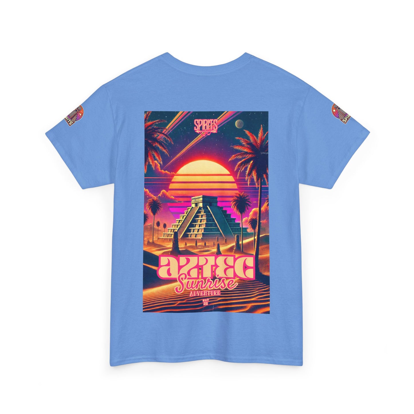 SPIRITS "Aztec Sunrise" Unisex Heavy Cotton Tee