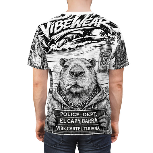 VIBEWEAR - "Crime Vibe" Unisex Cut & Sew Tee (AOP)