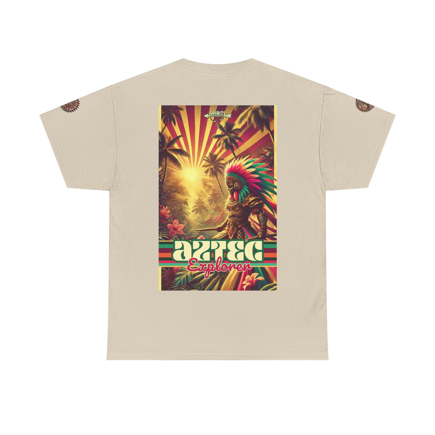 SPIRITS "Aztec Explorer" Unisex Heavy Cotton Tee