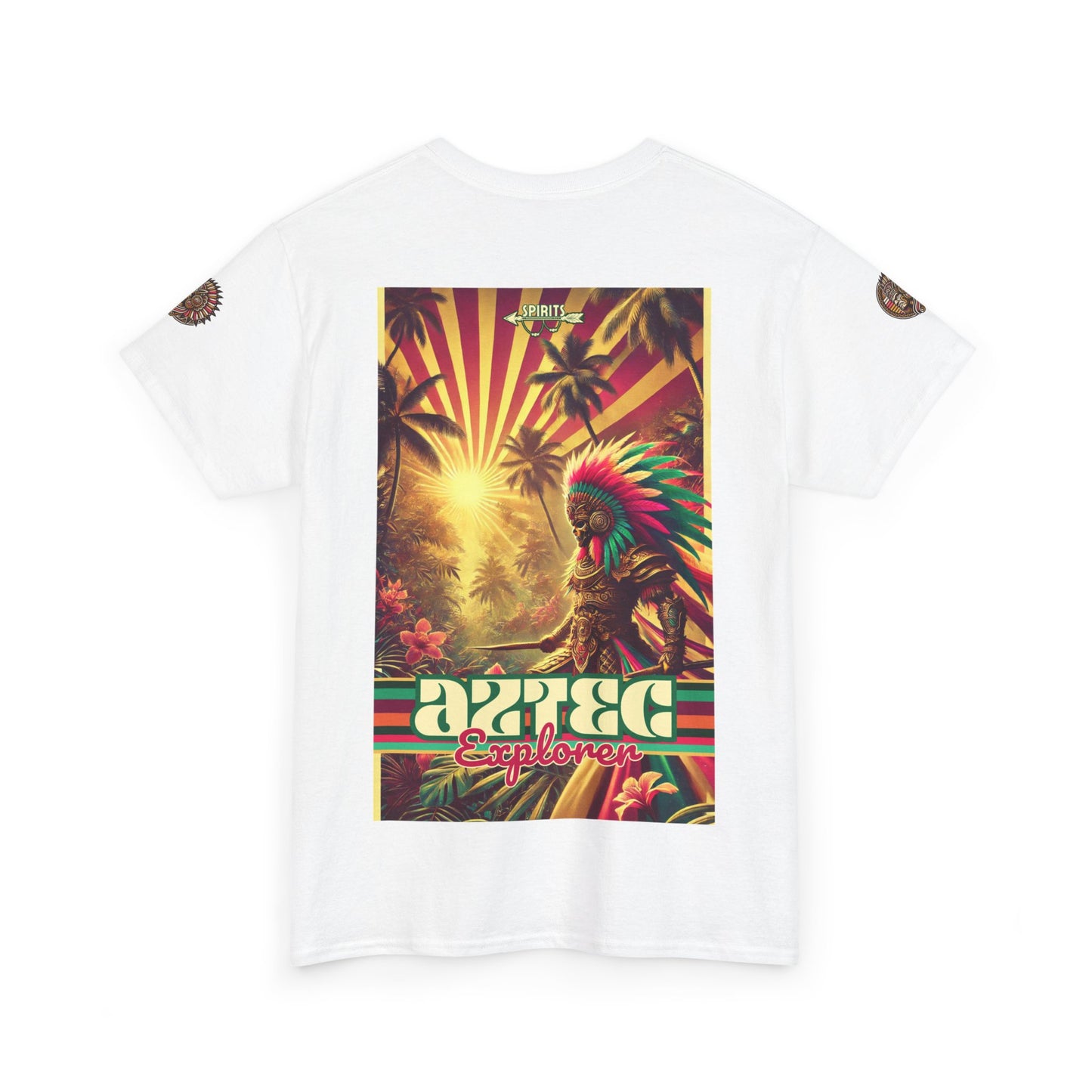 SPIRITS "Aztec Explorer" Unisex Heavy Cotton Tee