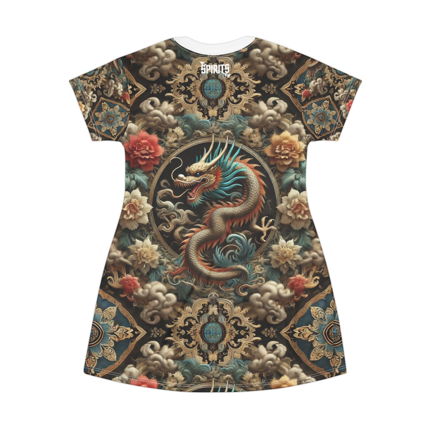 SPIRITS "DragonForce" T-Shirt Dress (AOP)