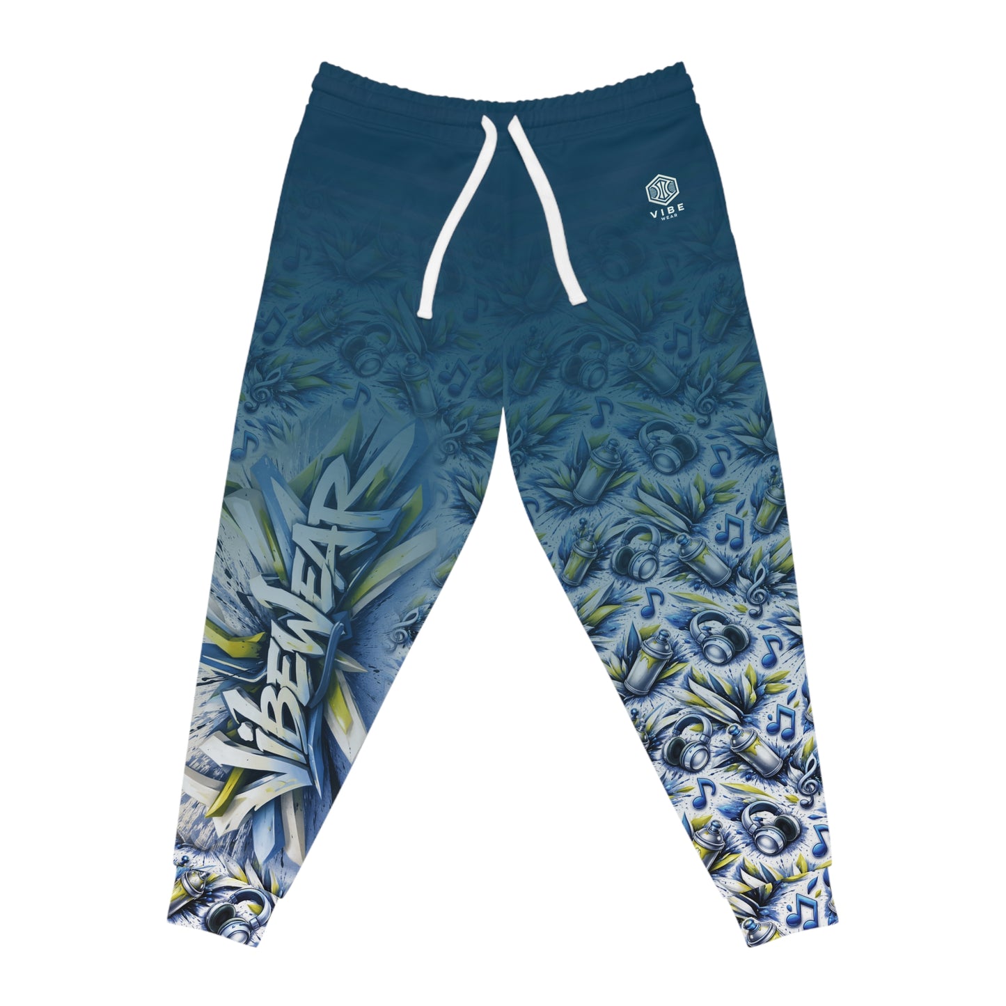 VIBEWEAR - "Easy Vibe" Athletic Joggers (AOP)