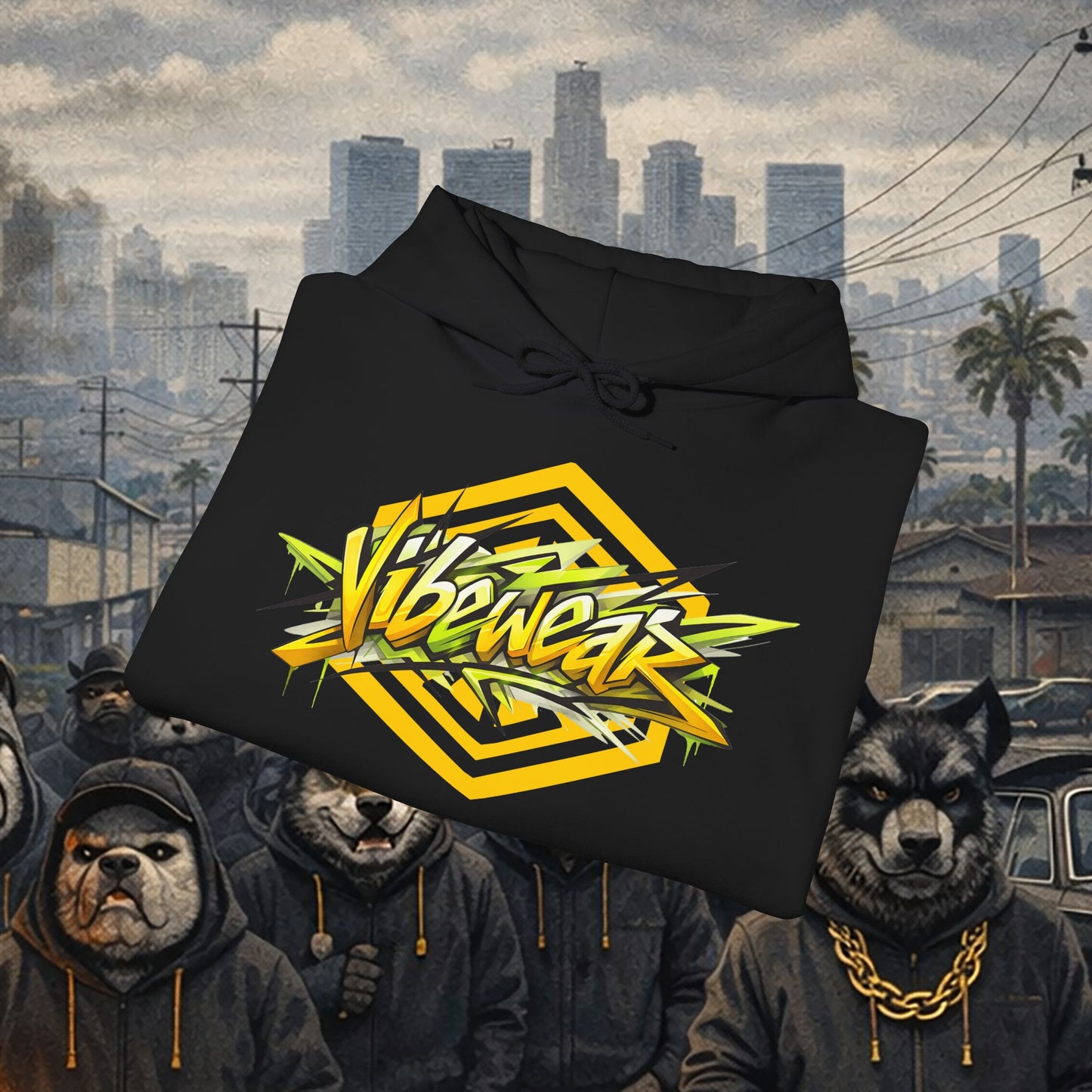 VIBEWEAR -  "HOOD VIBES ONLY" Unisex Heavy Blend™ Hooded Sweatshirt