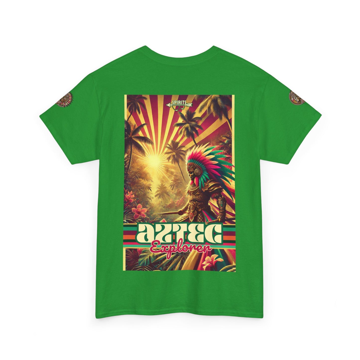 SPIRITS "Aztec Explorer" Unisex Heavy Cotton Tee