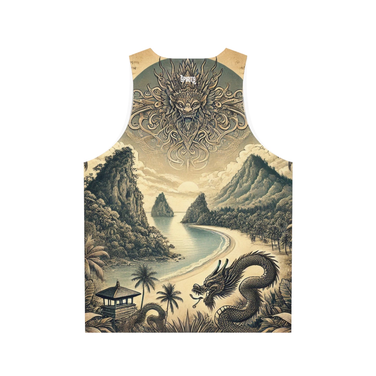 SPIRITS "Calm Garden" Unisex Tank Top (AOP)