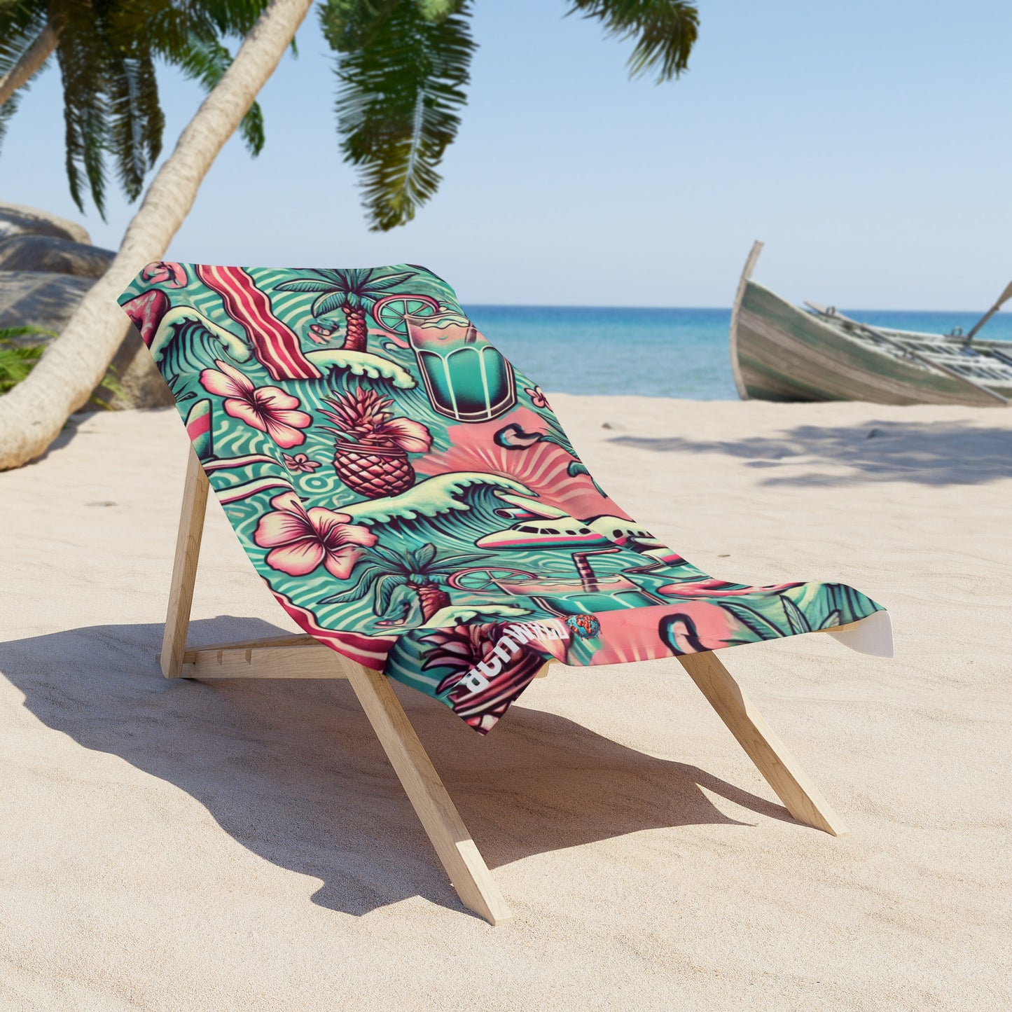 BCNWRLD "Sippin' it" Beach Towel