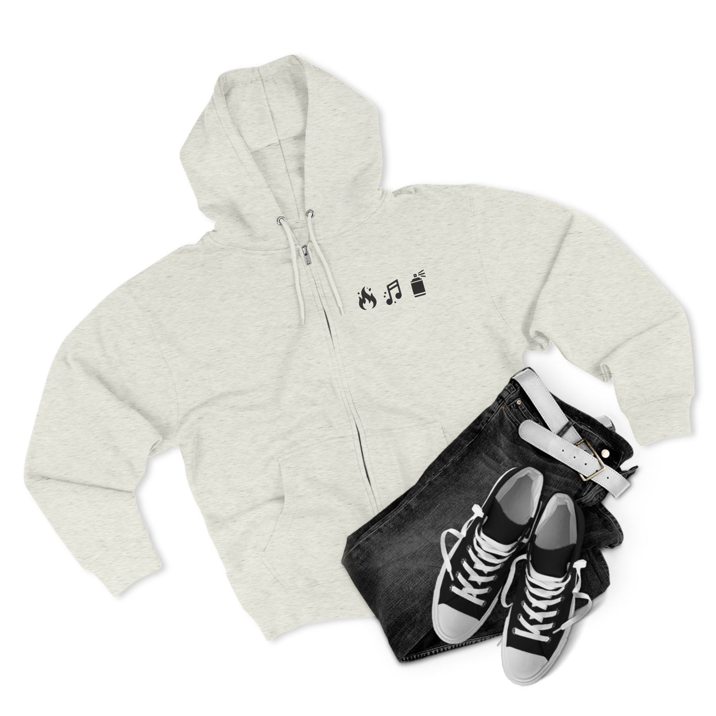 VIBEWEAR "Don't kill my vibe" Premium Cool & Comfy Unisex Zip Hoodie