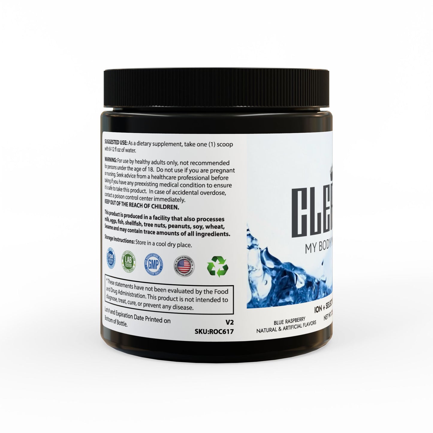 CLERIUM  ION + Select Electrolyte Supplement (225g, 7.9oz)