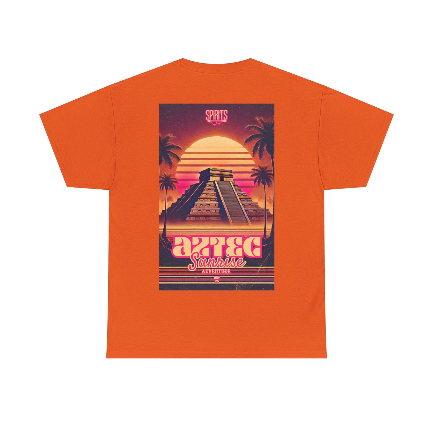 SPIRITS "Aztec Adventure" Unisex Heavy Cotton Tee