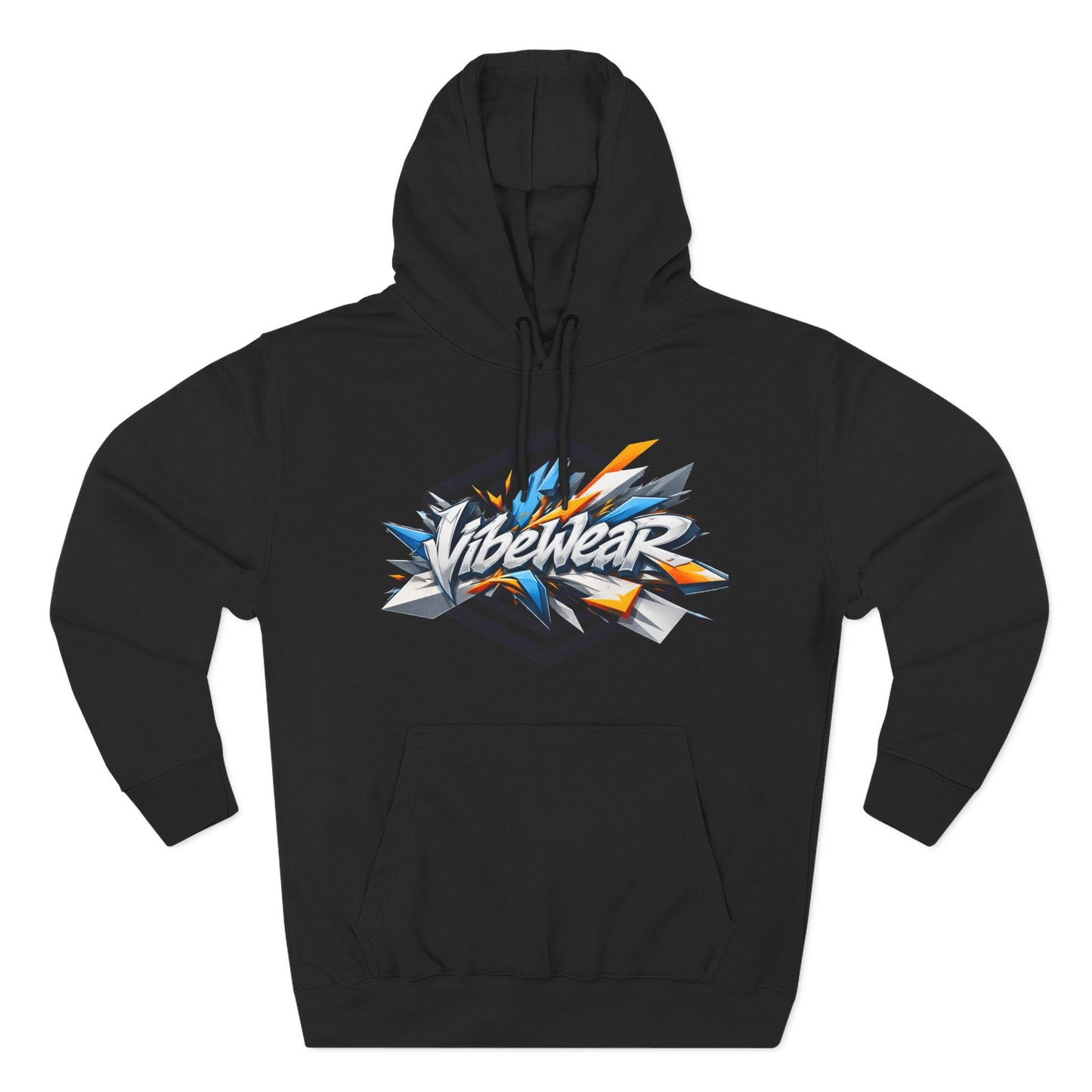 VIBE WEAR -  "GANG" Three-Panel Fleece Hoodie