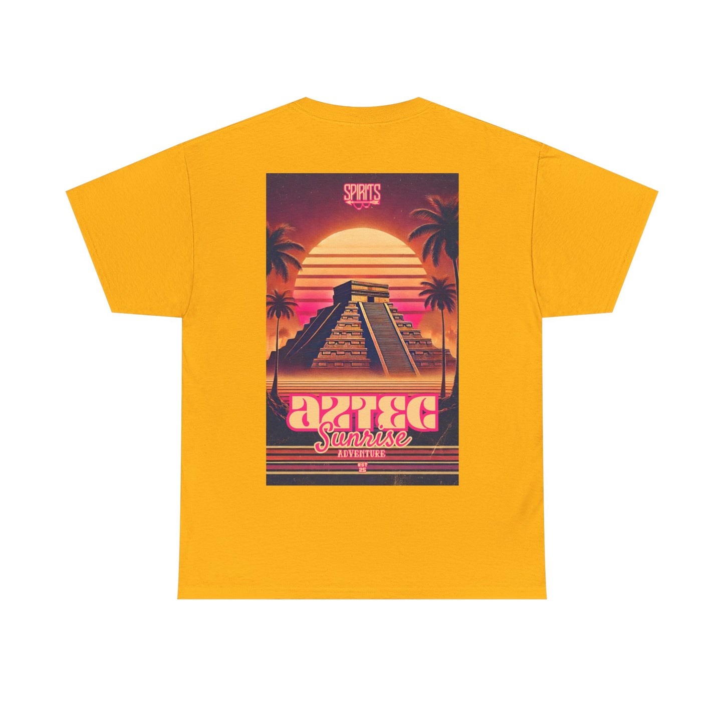 SPIRITS "Aztec Adventure" Unisex Heavy Cotton Tee