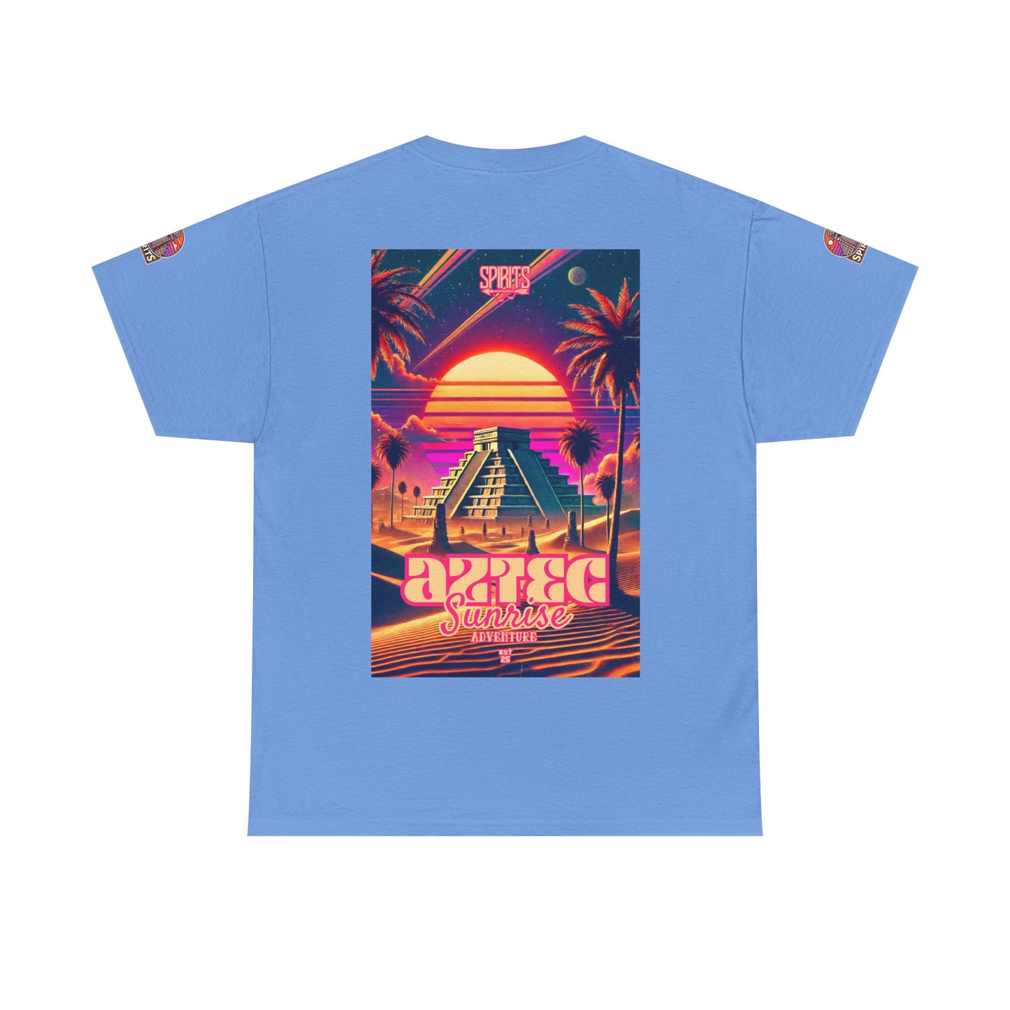 SPIRITS "Aztec Sunrise" Unisex Heavy Cotton Tee