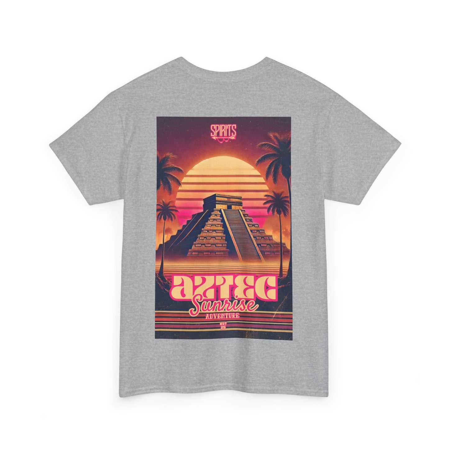 SPIRITS "Aztec Adventure" Unisex Heavy Cotton Tee