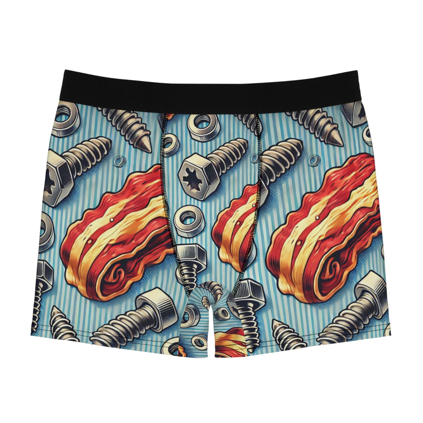 BCNWRLD "Bacon & Screws" Art Men's Boxer Briefs -  Underwear