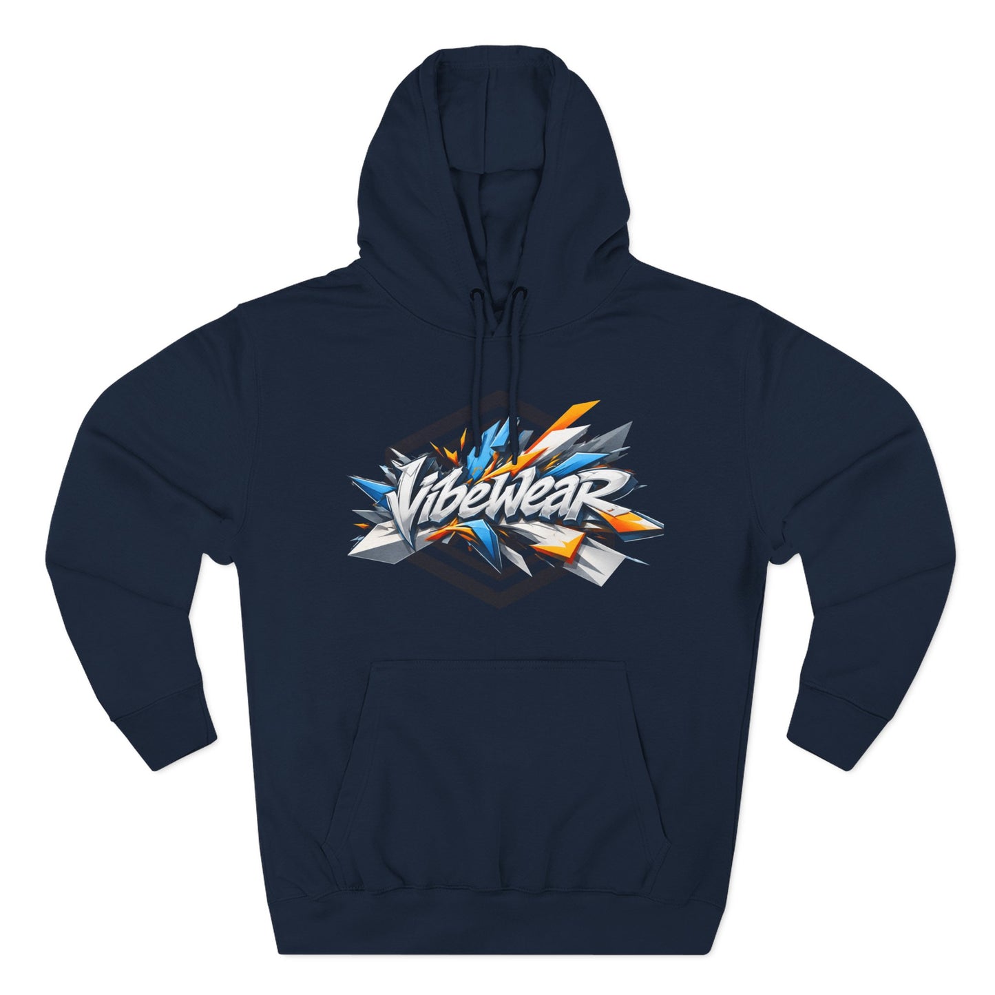 VIBE WEAR -  "GANG" Three-Panel Fleece Hoodie