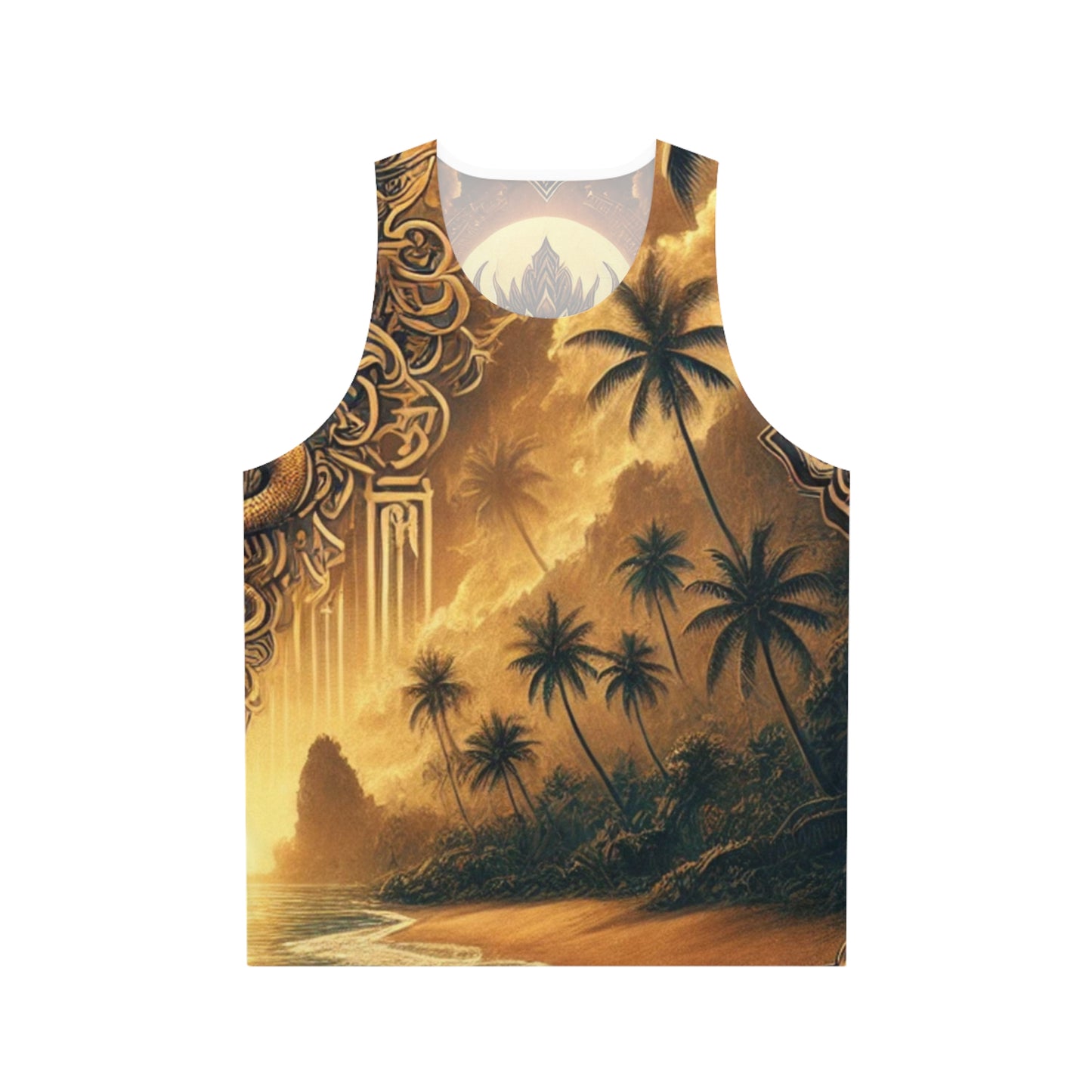 SPIRITS "THE BEACH" Unisex Tank Top (AOP)