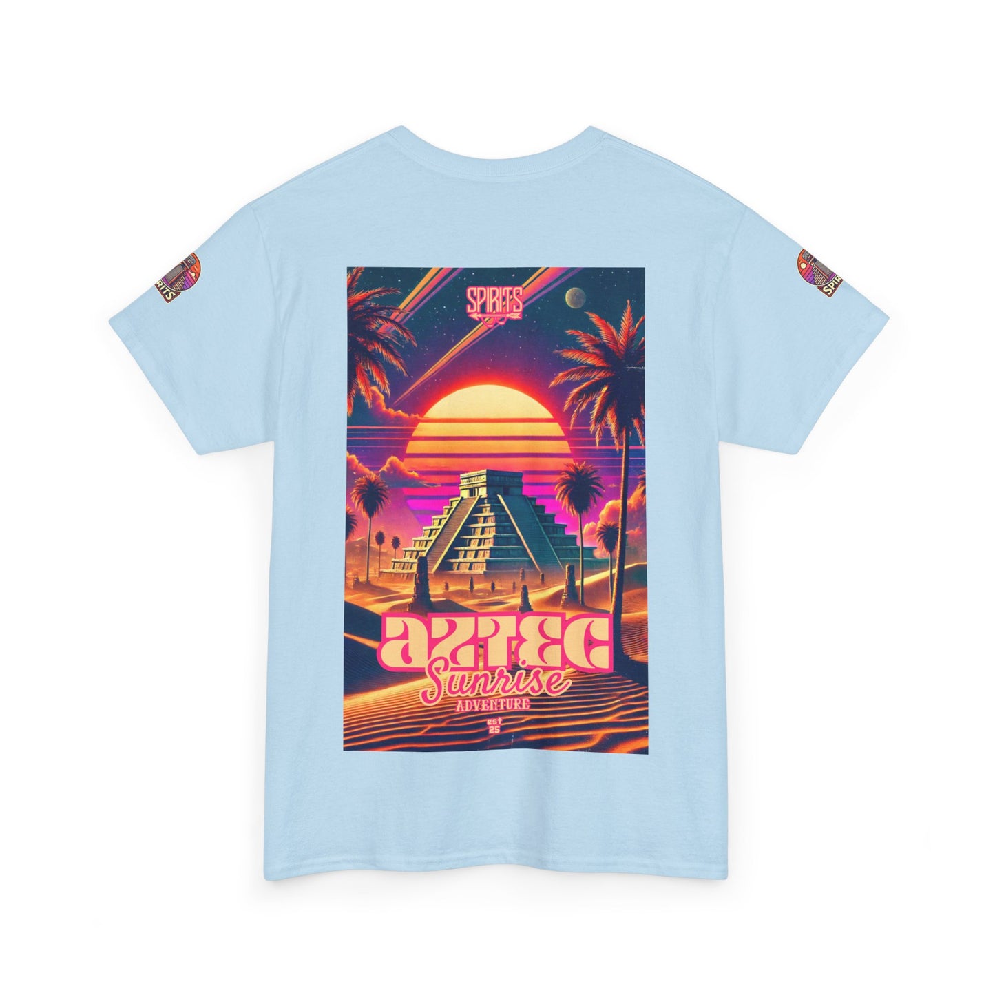 SPIRITS "Aztec Sunrise" Unisex Heavy Cotton Tee