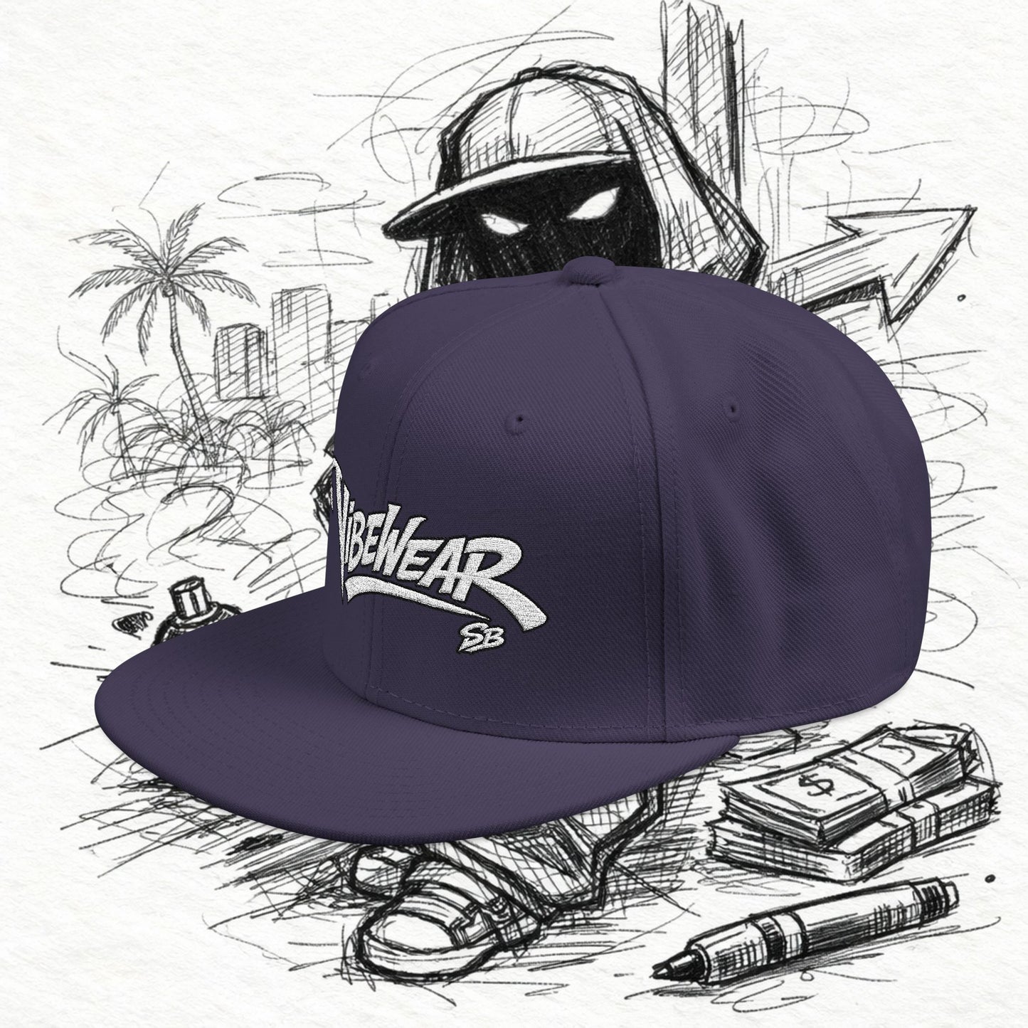 Vibewear "Wild" Snapback (Embroidery)