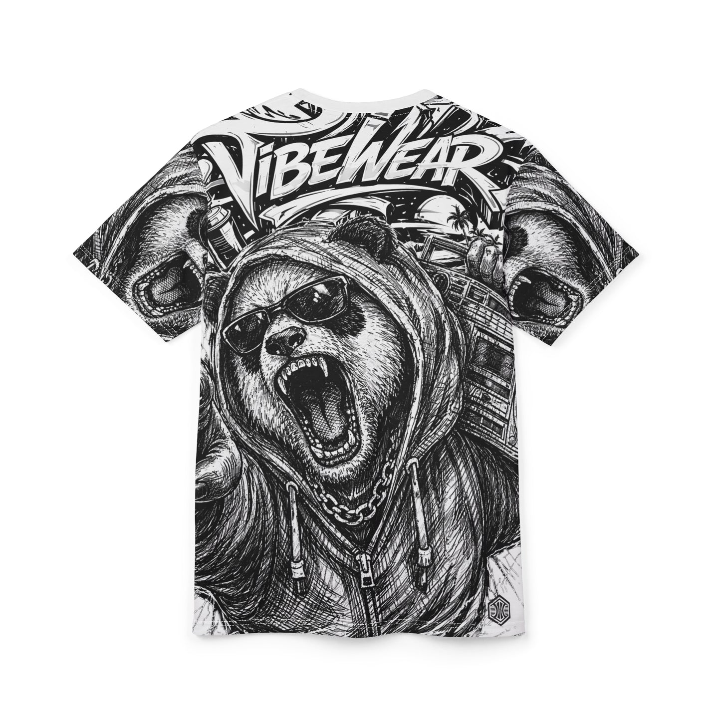VIBEWEAR - "Attitude" Unisex Cut & Sew Tee (AOP)