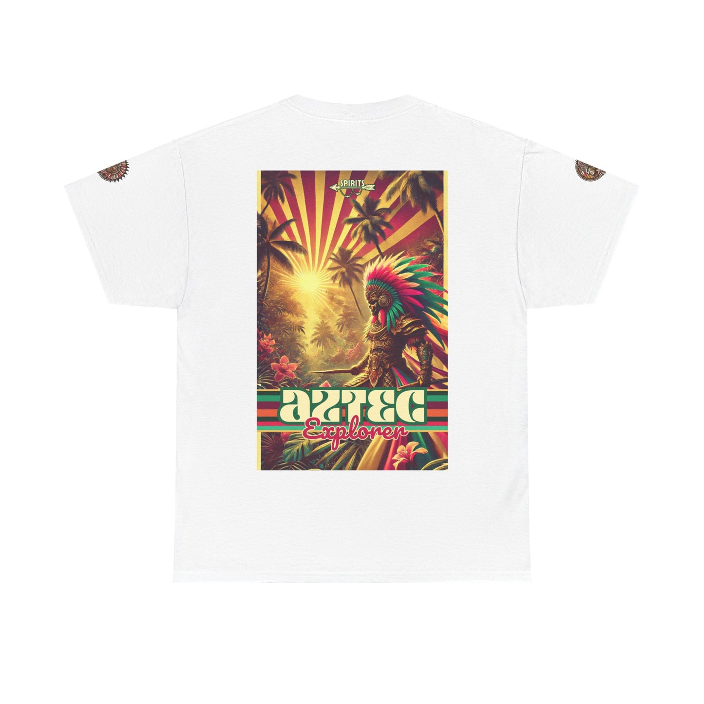 SPIRITS "Aztec Explorer" Unisex Heavy Cotton Tee