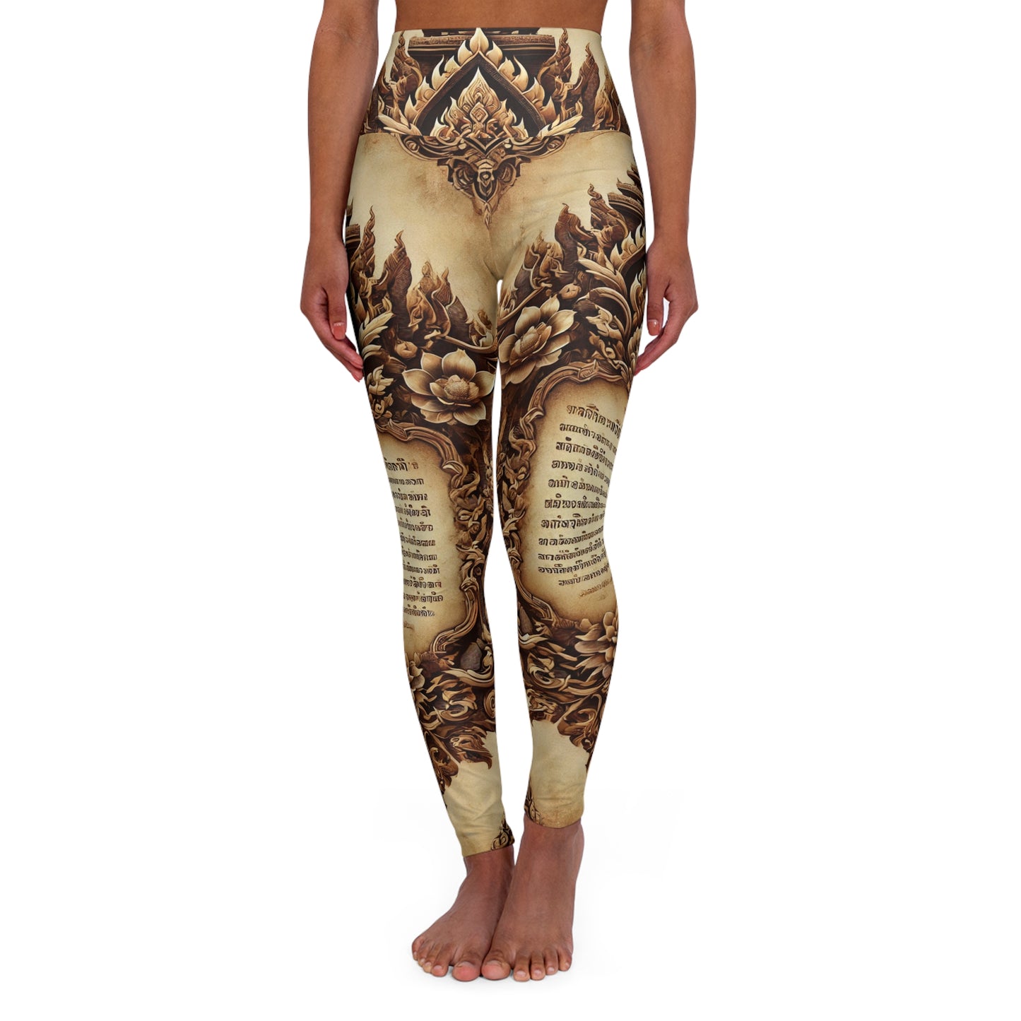 SPIRITS "Sanctuary" High Waisted Yoga Leggings (AOP)