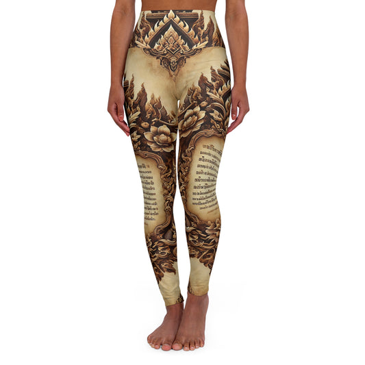 SPIRITS "Sanctuary" High Waisted Yoga Leggings (AOP)