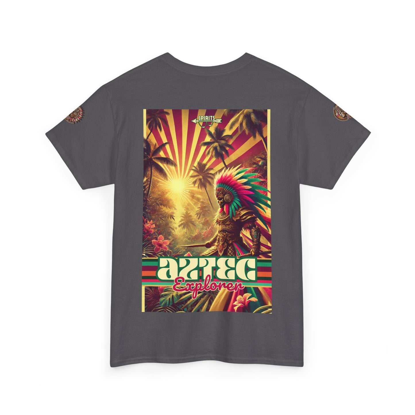 SPIRITS "Aztec Explorer" Unisex Heavy Cotton Tee