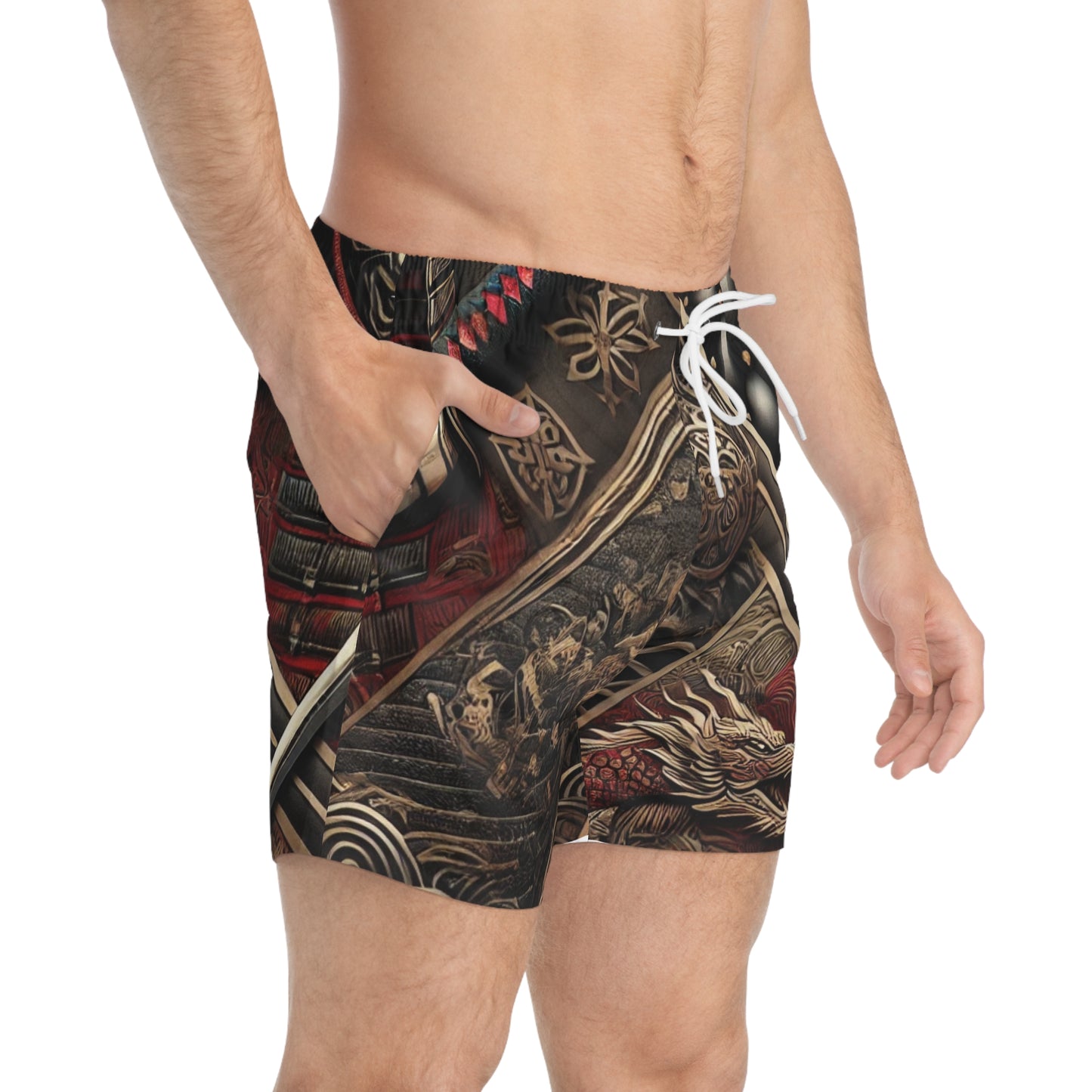 SPIRITS "Plate" Swim Trunks (AOP)