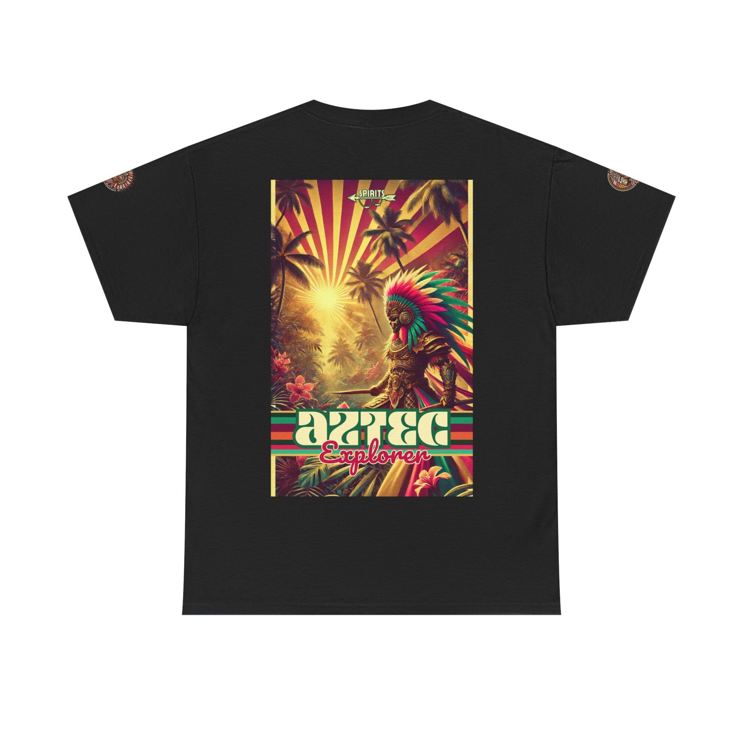 SPIRITS "Aztec Explorer" Unisex Heavy Cotton Tee