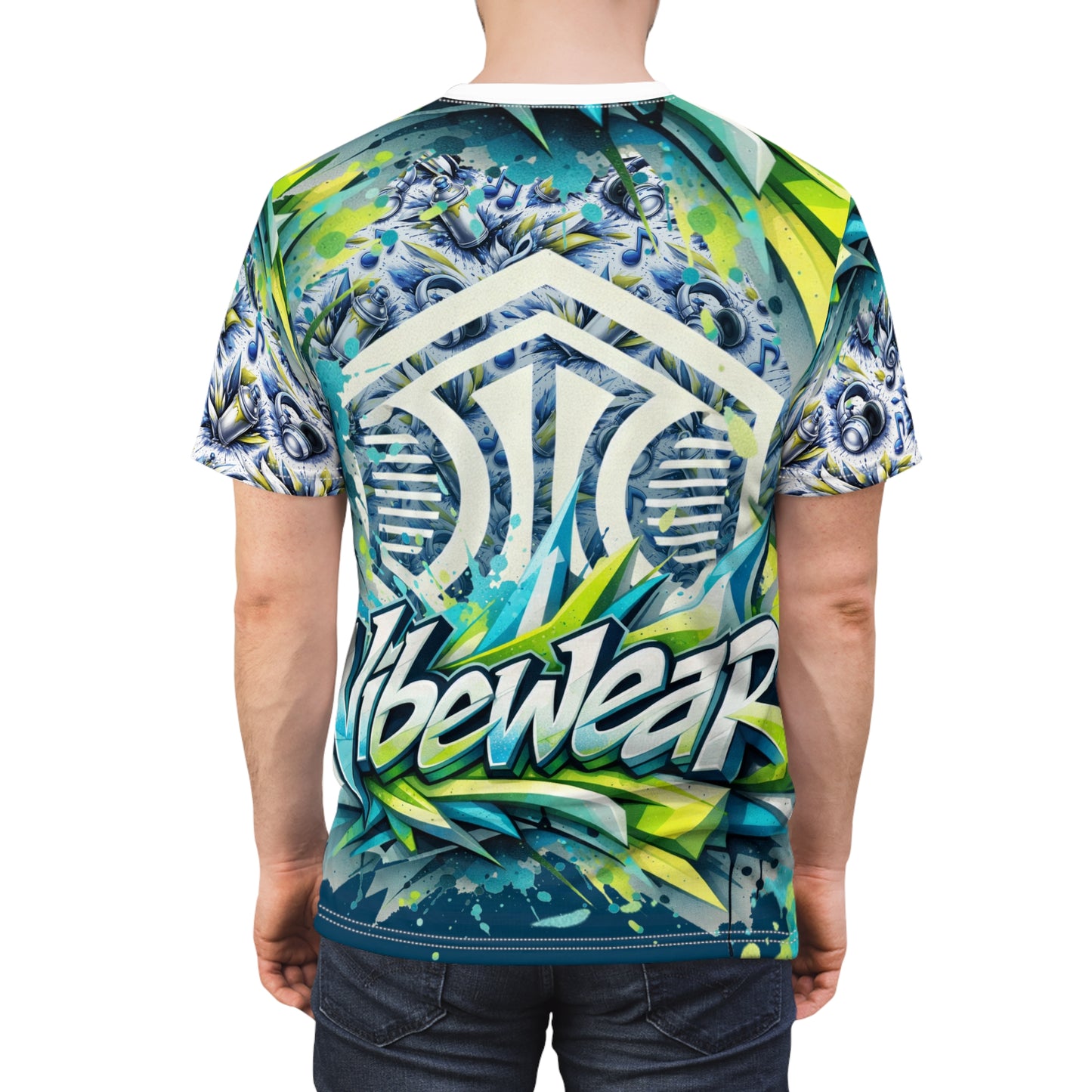 VIBEWEAR - "The good Times" Unisex Cut & Sew Tee (AOP)