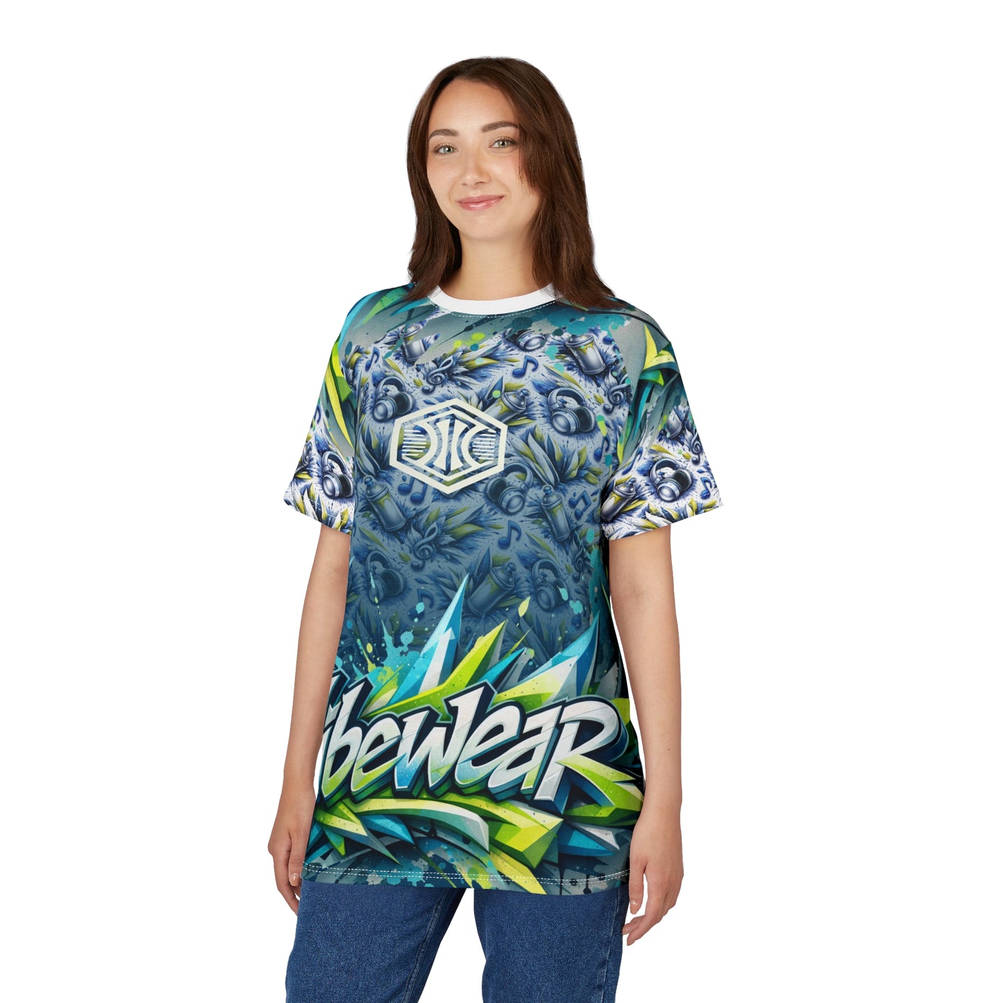 VIBEWEAR - "The good Times" Unisex Cut & Sew Tee (AOP)