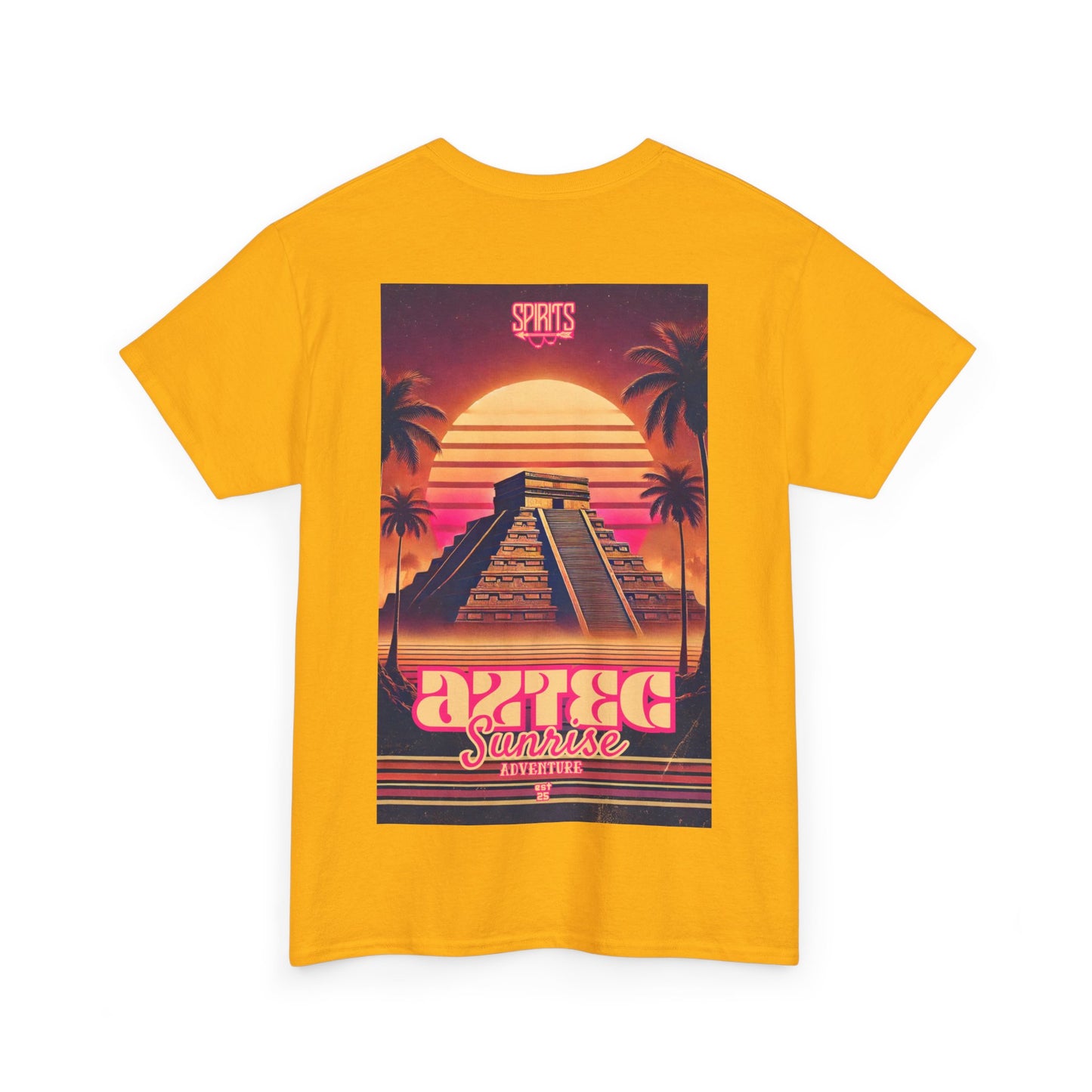 SPIRITS "Aztec Adventure" Unisex Heavy Cotton Tee