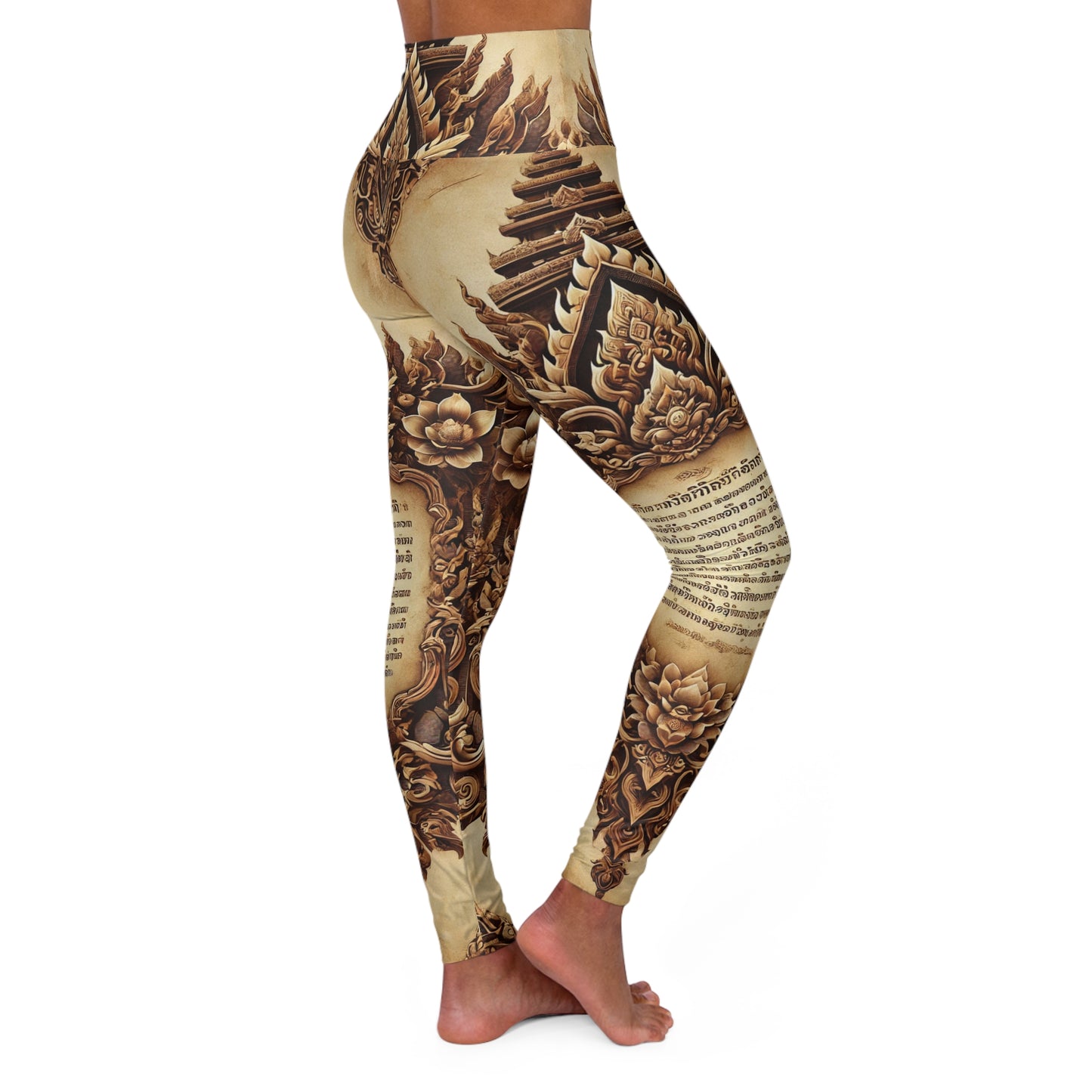 SPIRITS "Sanctuary" High Waisted Yoga Leggings (AOP)