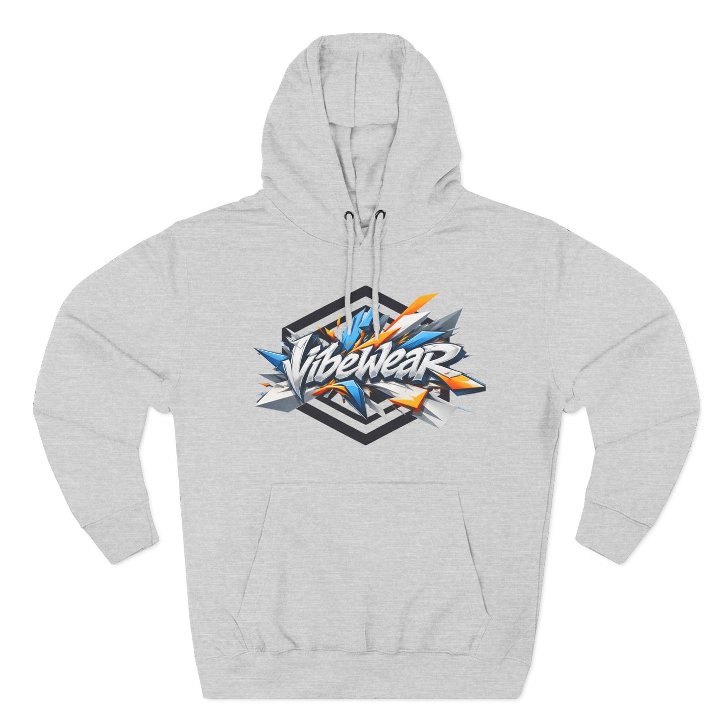 VIBE WEAR -  "GANG" Three-Panel Fleece Hoodie
