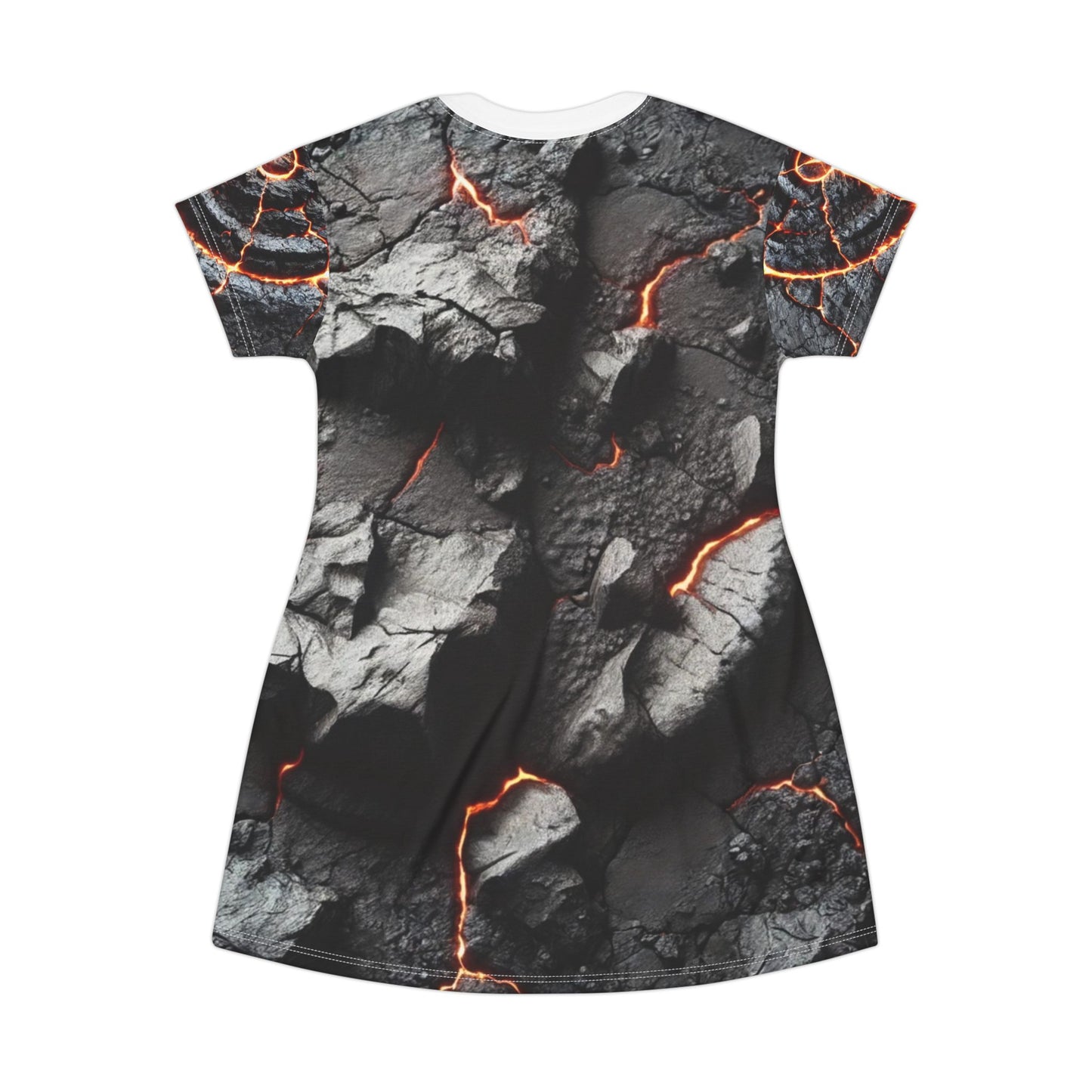 SPIRITS "Core of Fire" T-Shirt Dress (AOP)