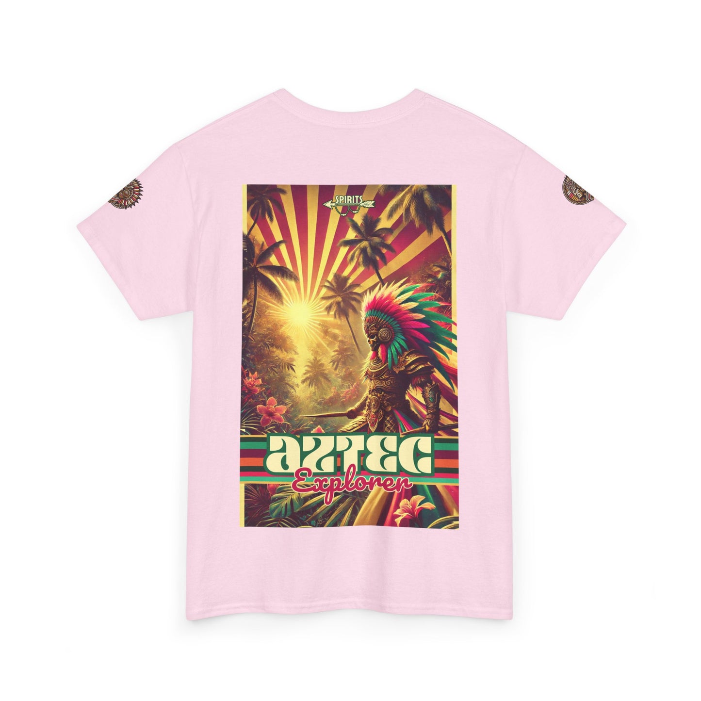 SPIRITS "Aztec Explorer" Unisex Heavy Cotton Tee